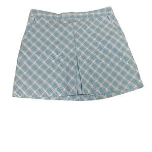 LADY HAGEN  Blue & White Plaid Golf Skort Women’s Size 12